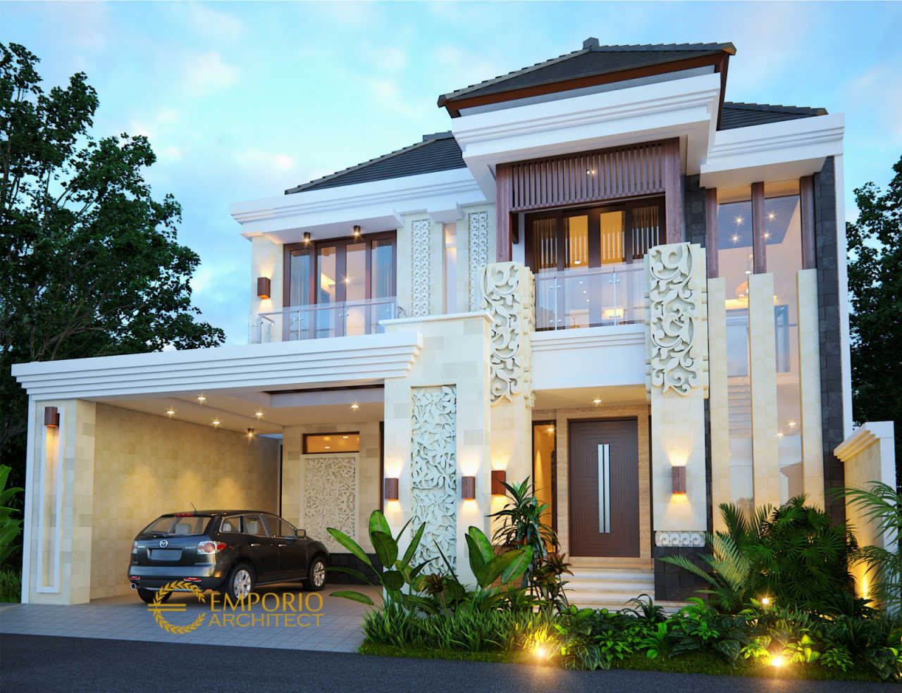 Desain Rumah Villa Bali 25 Lantai Bapak Hari Santoso Di Jakarta