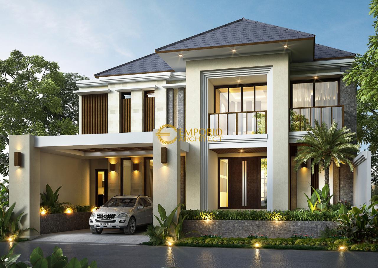 Desain Rumah Modern 2 Lantai Bapak Ismail Di Jakarta