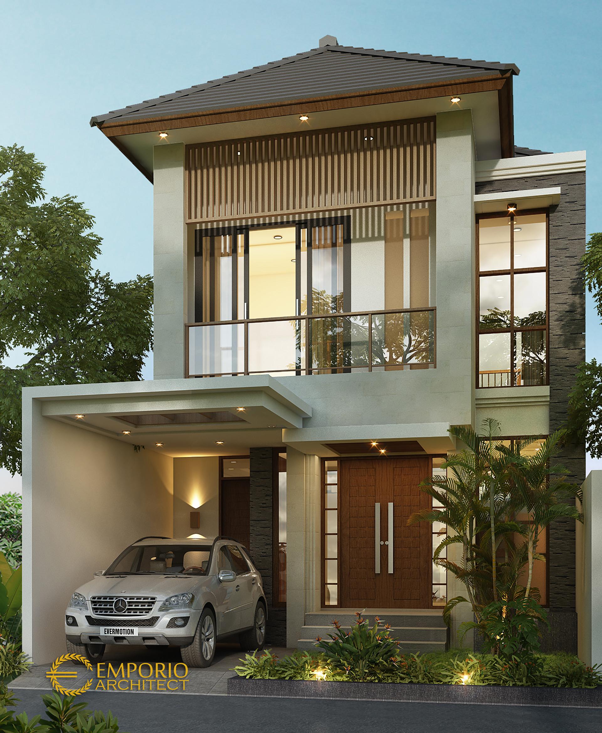 Desain Rumah Modern 2 Lantai Bapak Utomo Di Jakarta