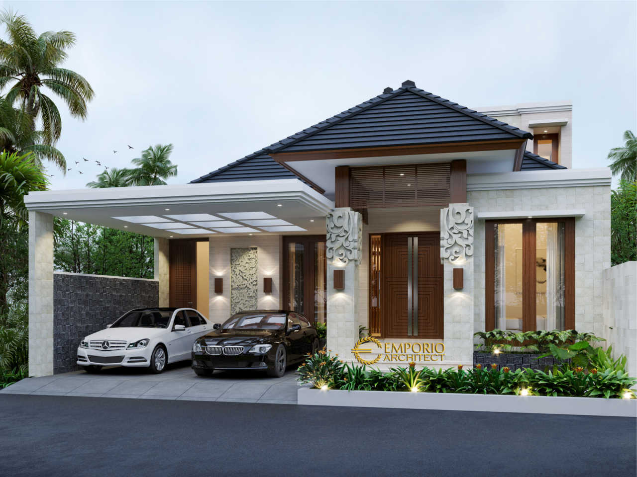 Desain Rumah Villa Bali 15 Lantai Bapak Zulkarnaen Di Jakarta