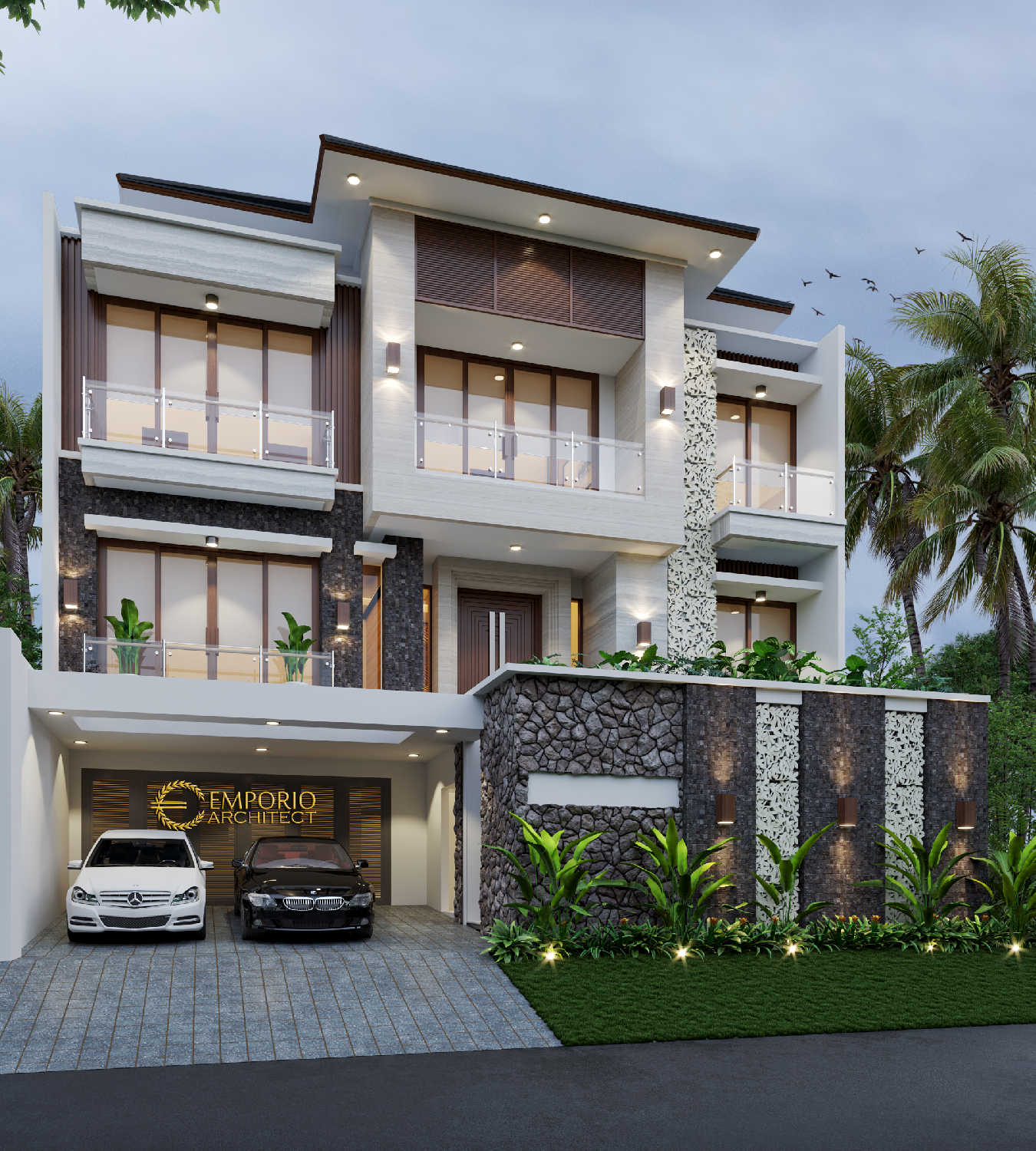 Desain Rumah Modern 25 Lantai Ibu Elisabeth Di Jakarta