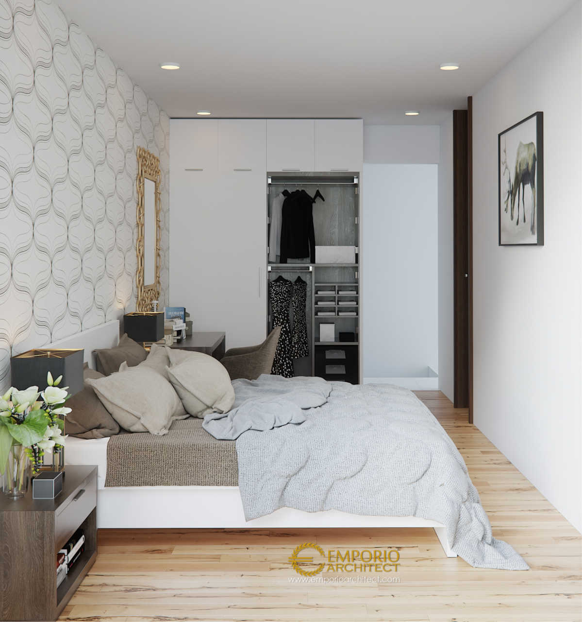 Desain Rumah Modern 2 Lantai Ibu Elsa di Jakarta Desain Rumah Modern 2 Lantai Ibu Elsa di Jakarta