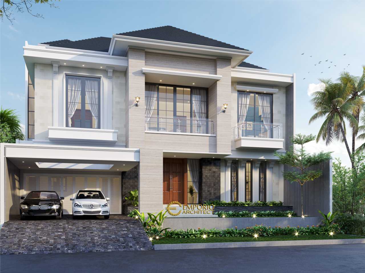 Desain Rumah Modern 3 Lantai Bapak John Di Jakarta