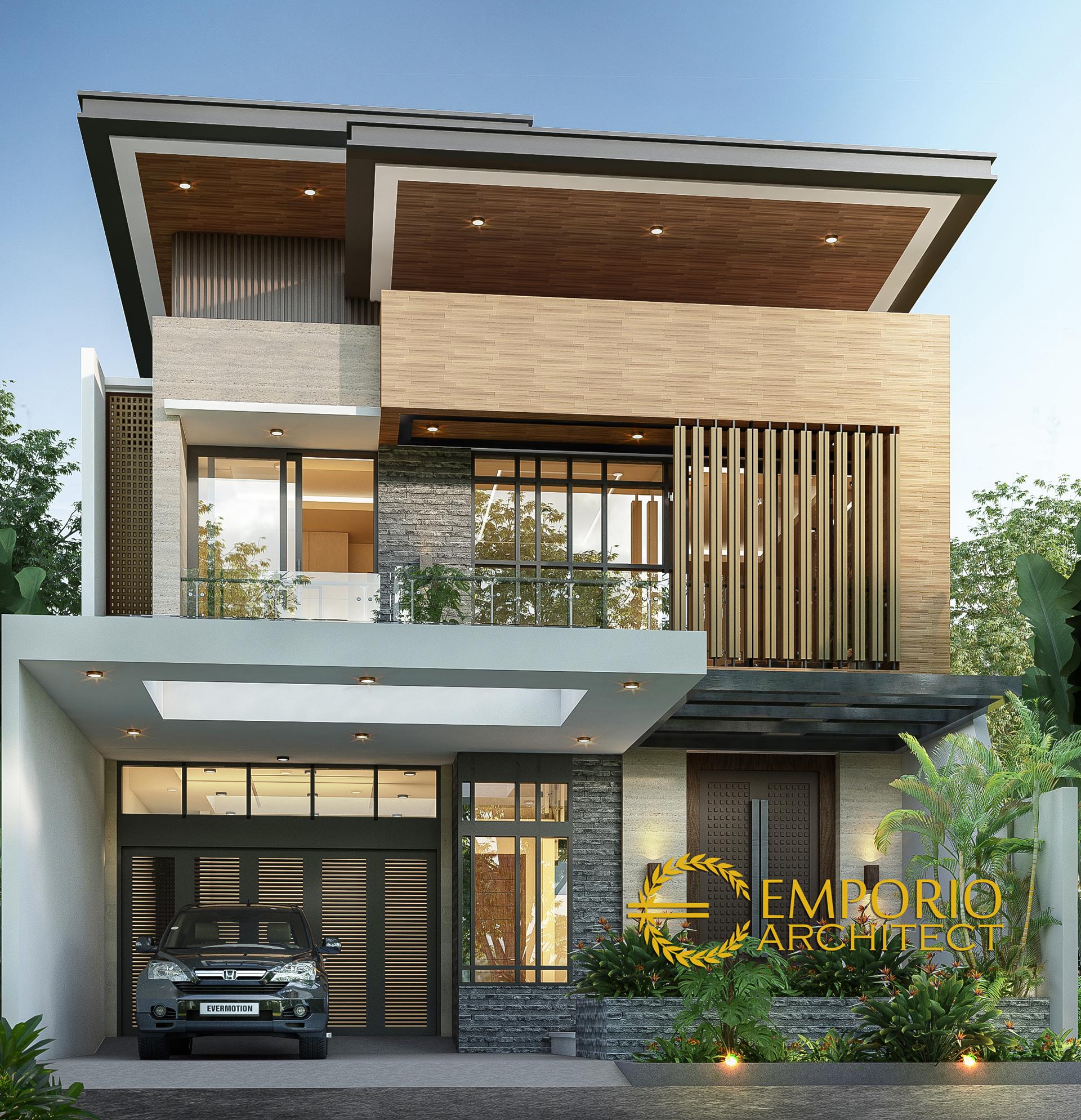 Desain Rumah Modern 2 Lantai Bapak Prasetyo di Jakarta Selatan