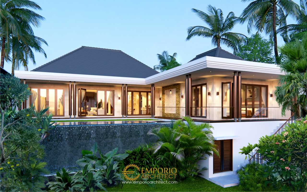 Desain rumah bukaan lebar