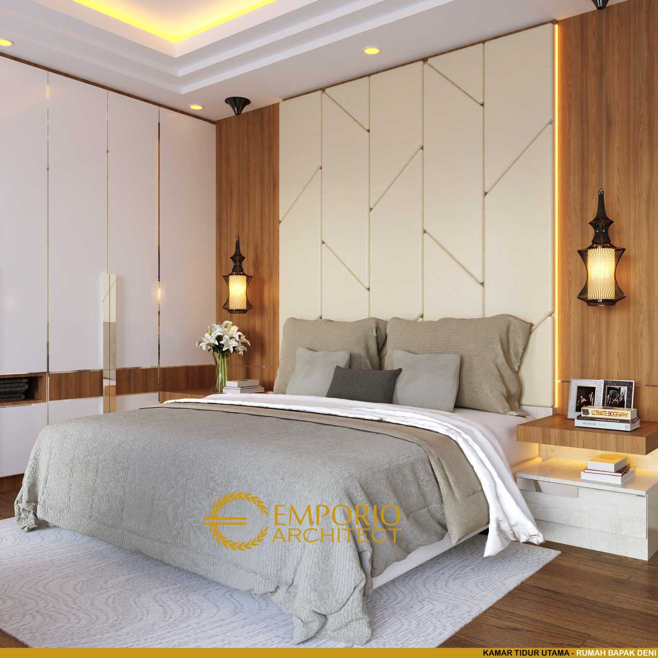 Desain Rumah Modern 2 Lantai Bapak Deni di Karawang Jawa Desain Rumah Modern 2 Lantai Bapak Deni di Karawang Jawa