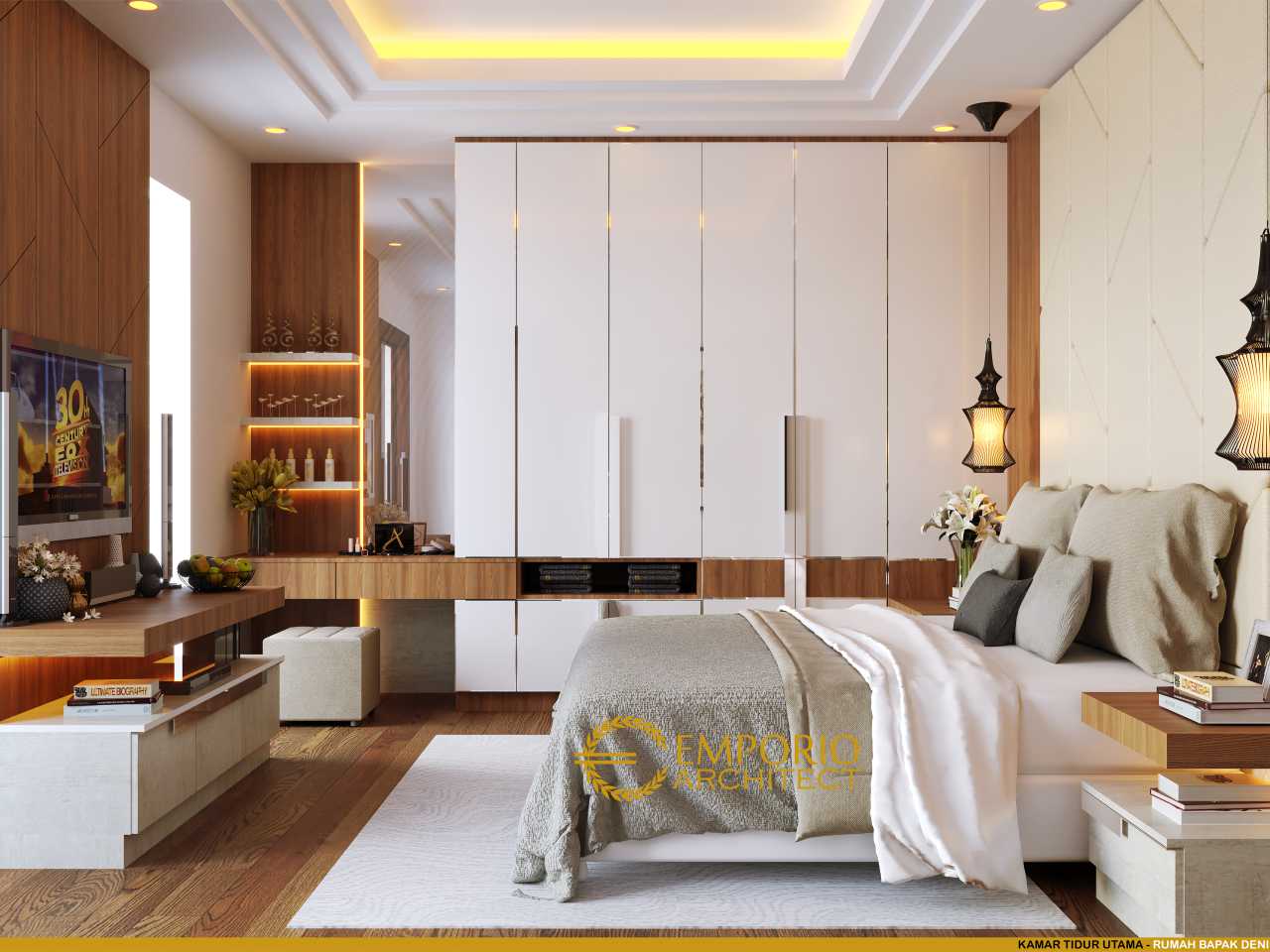 Desain Rumah Modern 2 Lantai Bapak Deni di Karawang Jawa Desain Rumah Modern 2 Lantai Bapak Deni di Karawang Jawa