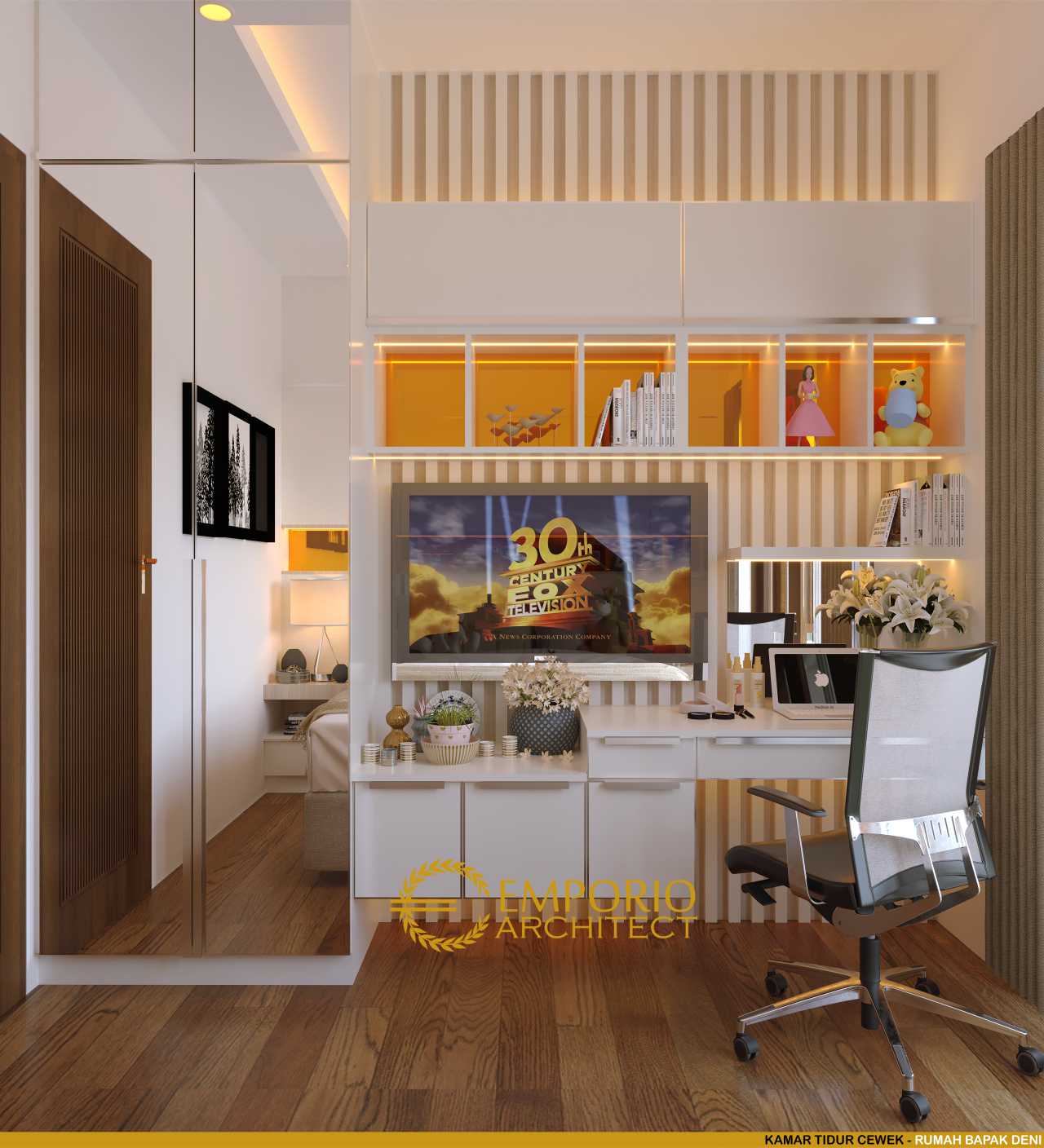 Desain Rumah Modern 2 Lantai Bapak Deni di Karawang Jawa Desain Rumah Modern 2 Lantai Bapak Deni di Karawang Jawa