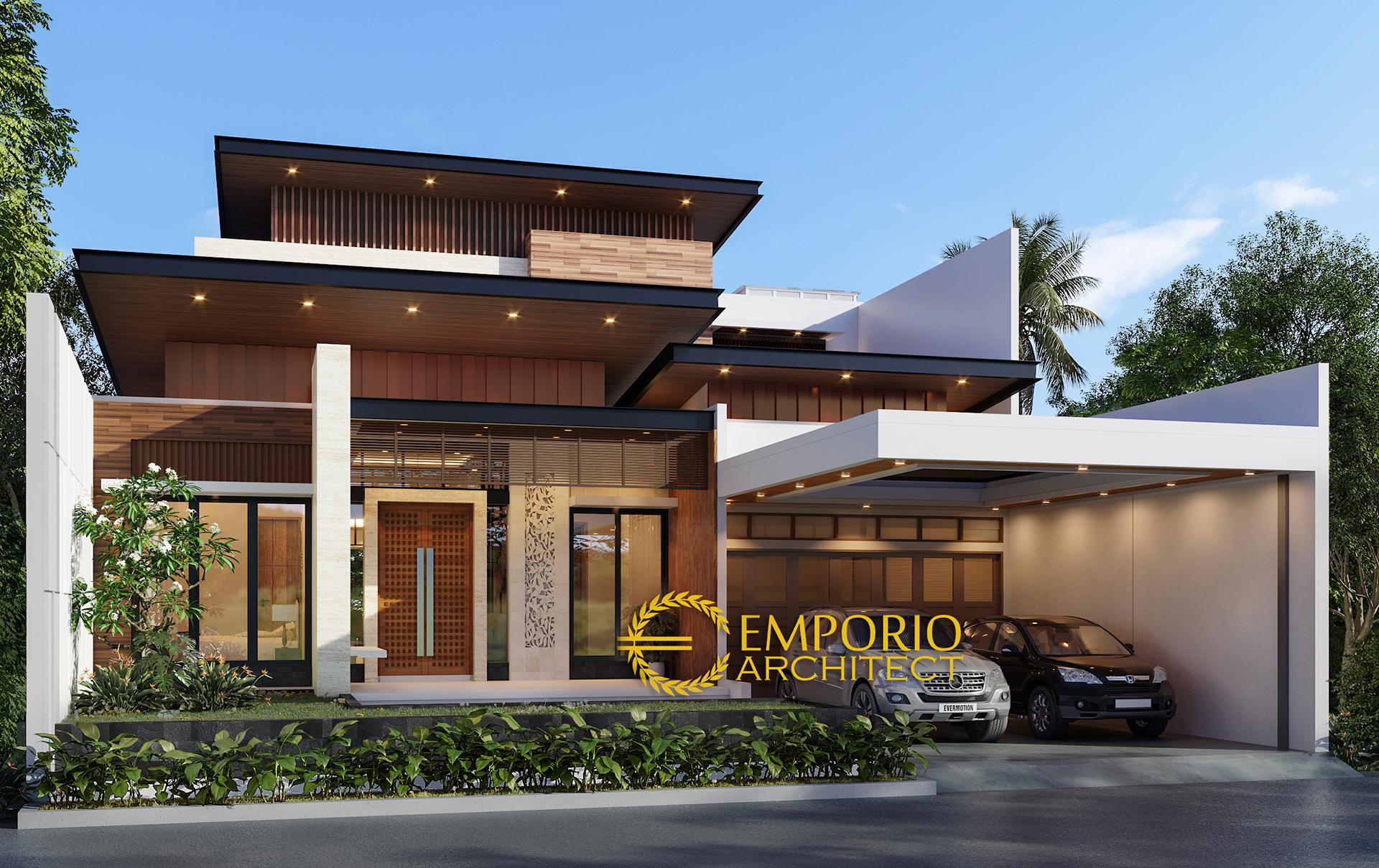 Desain Rumah Modern 2 Lantai Bapak Irvan Di Kuningan Jawa Barat