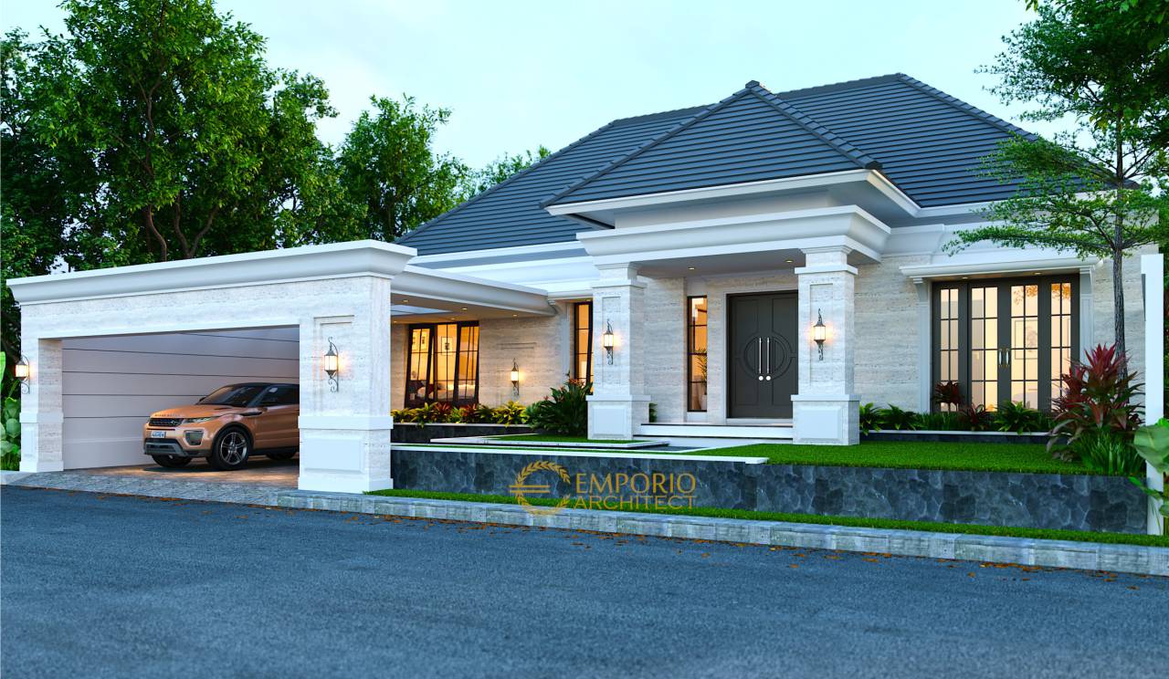 Desain Rumah Classic 1 Lantai Bapak Arip di Magetan Jawa Desain Rumah Classic 1 Lantai Bapak Arip di Magetan Jawa