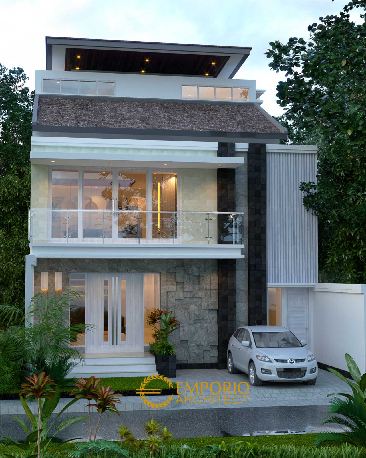 Desain rumah Bapak Rendy di Makassar