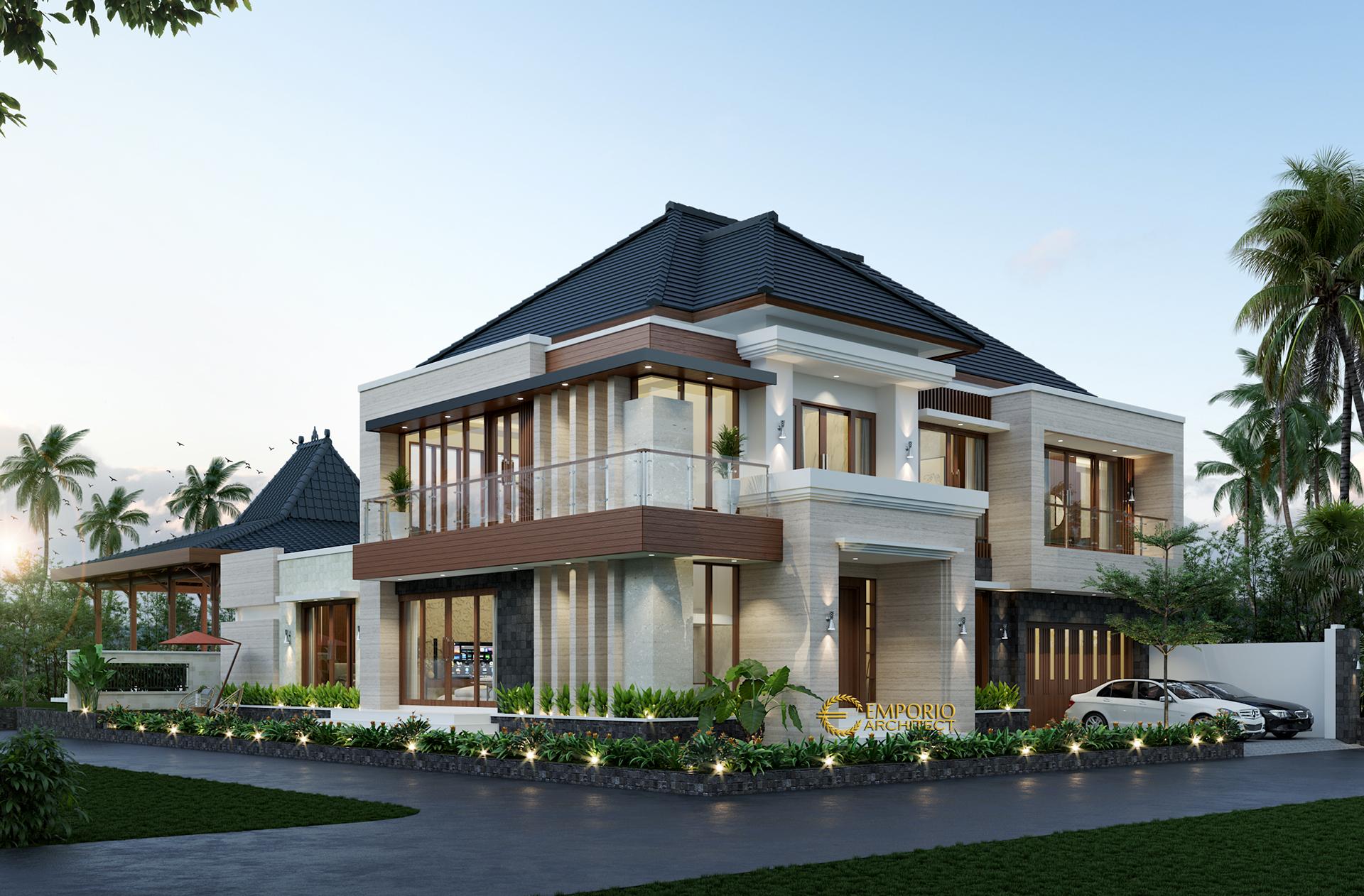  Desain  Rumah  Hook Modern  2 Lantai Bapak Yudi Rumawan di 