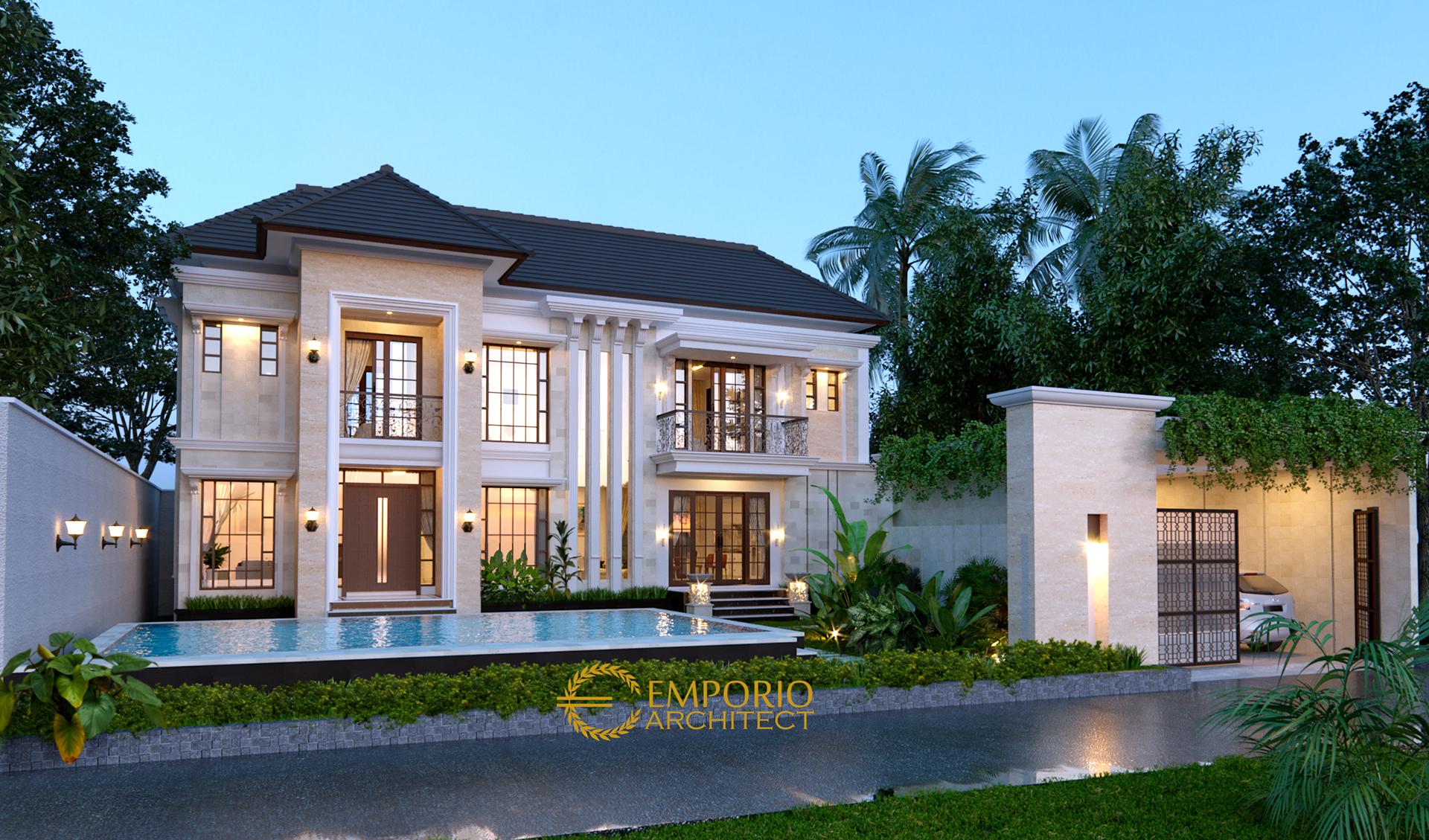 Desain Rumah Classic 2 Lantai Ibu Mauli Di Pantai Brawa