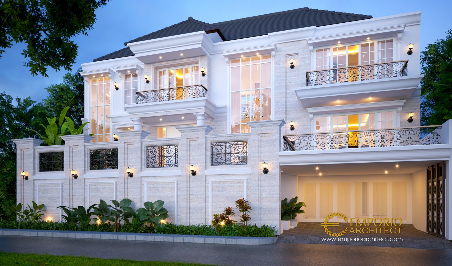 Desain Rumah Classic 25 Lantai Bapak Bobby Di Pontianak