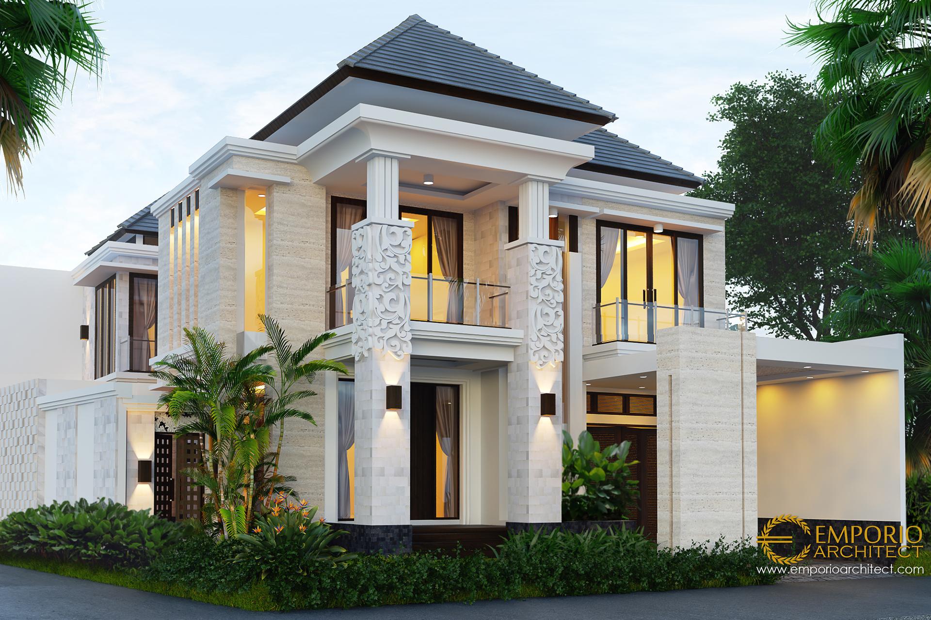 Desain Rumah Villa Bali 2 Lantai Bapak Hari di Sanur, Bali