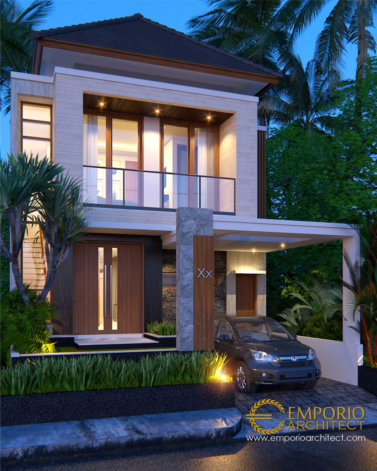 Desain Rumah Modern 2 Lantai Bapak Didyn Di Surabaya