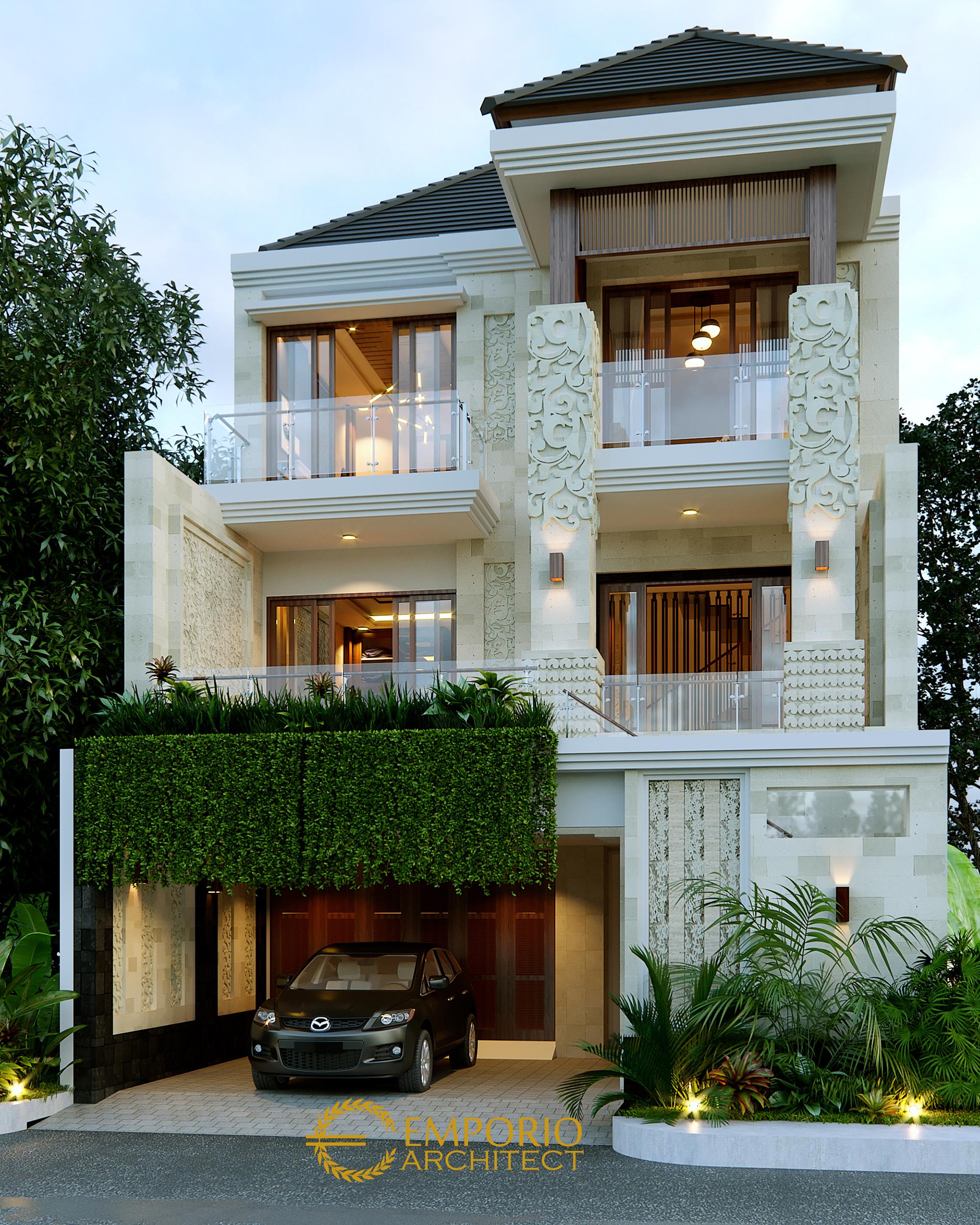 Desain Rumah Villa Bali 3 Lantai Ibu Lidesy Layarda di ...
