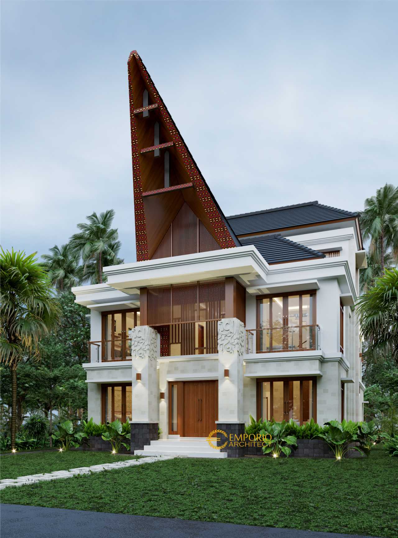 Desain Rumah Bapak Pong Gaby Di Toraja Utara