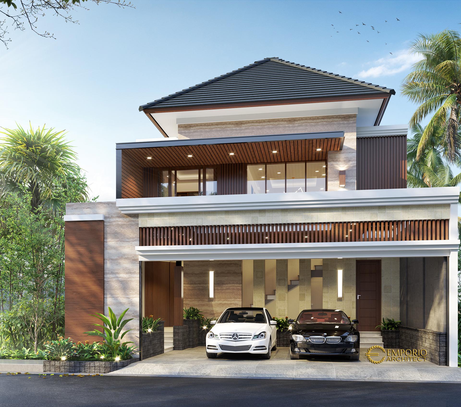 Desain Rumah Modern 2 Lantai Bapak Oggy Di Yogyakarta
