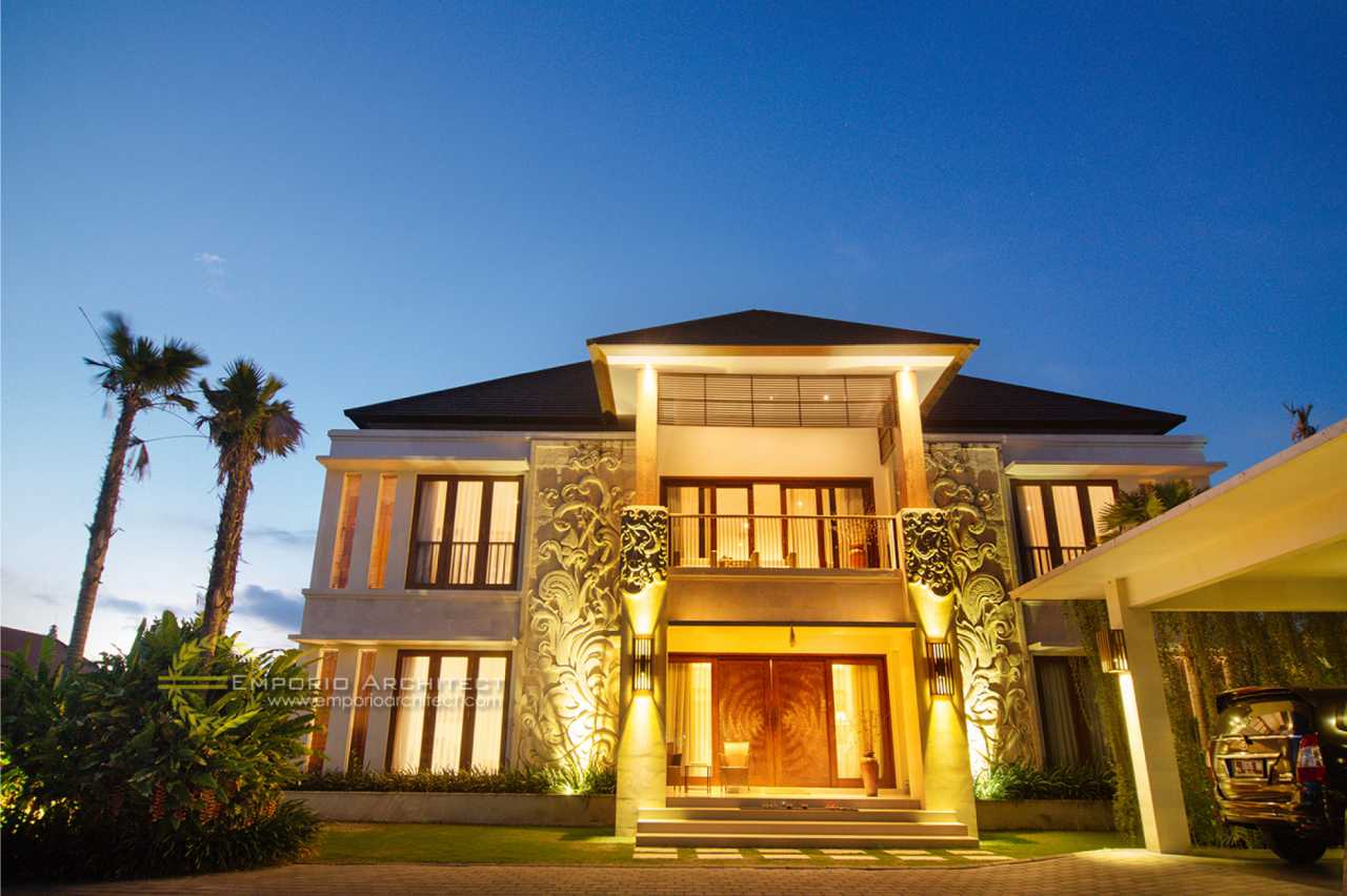 Hasil Konstruksi Rumah 2 Lantai Style Villa Bali Tropis Type 570 di Sempidi, Badung, Bali 1