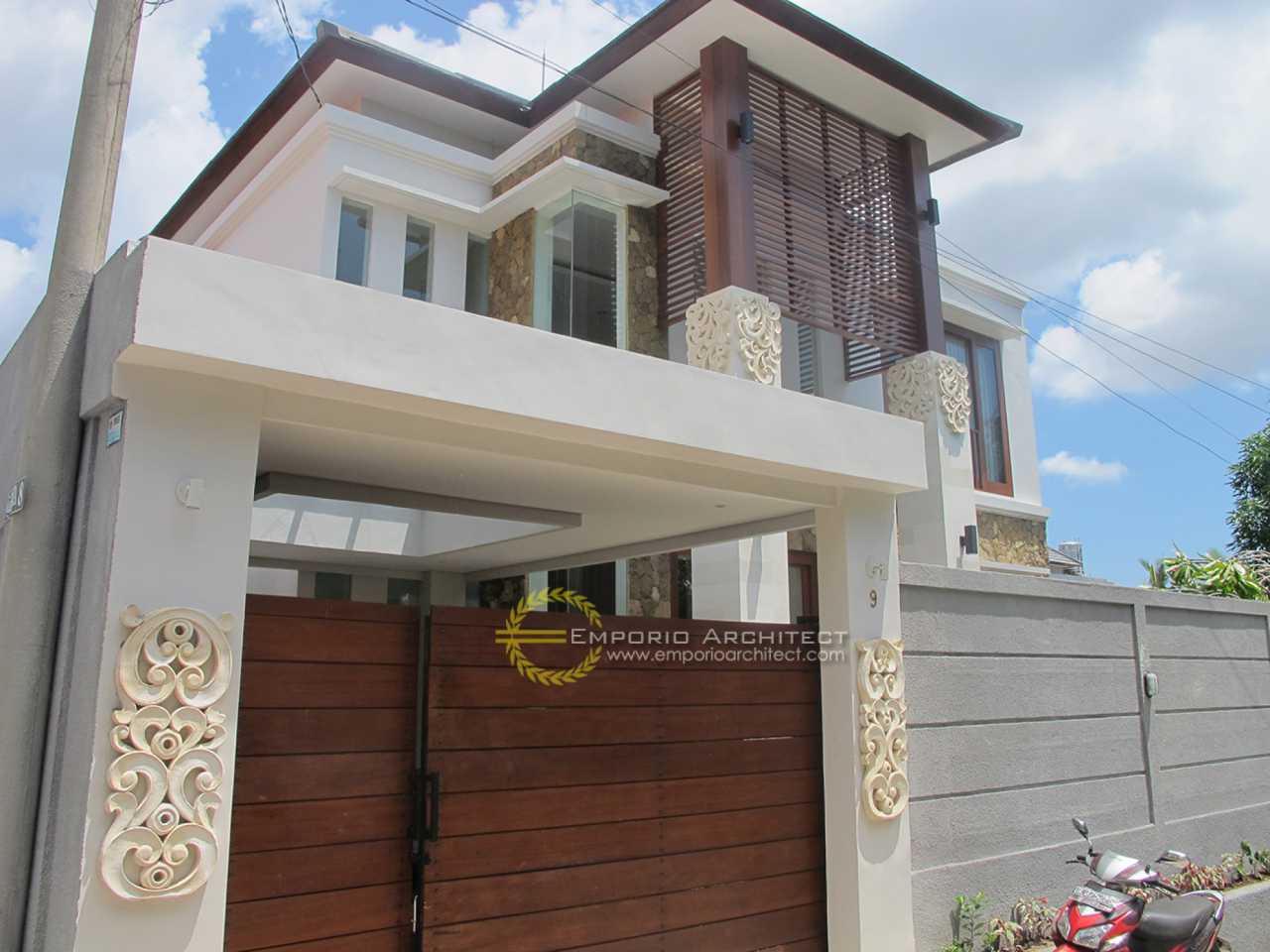 Hasil Konstruksi Rumah Style Villa Bali Tropis Ibu Ketut Maryani di Tegal Cupek, Kuta Utara 1