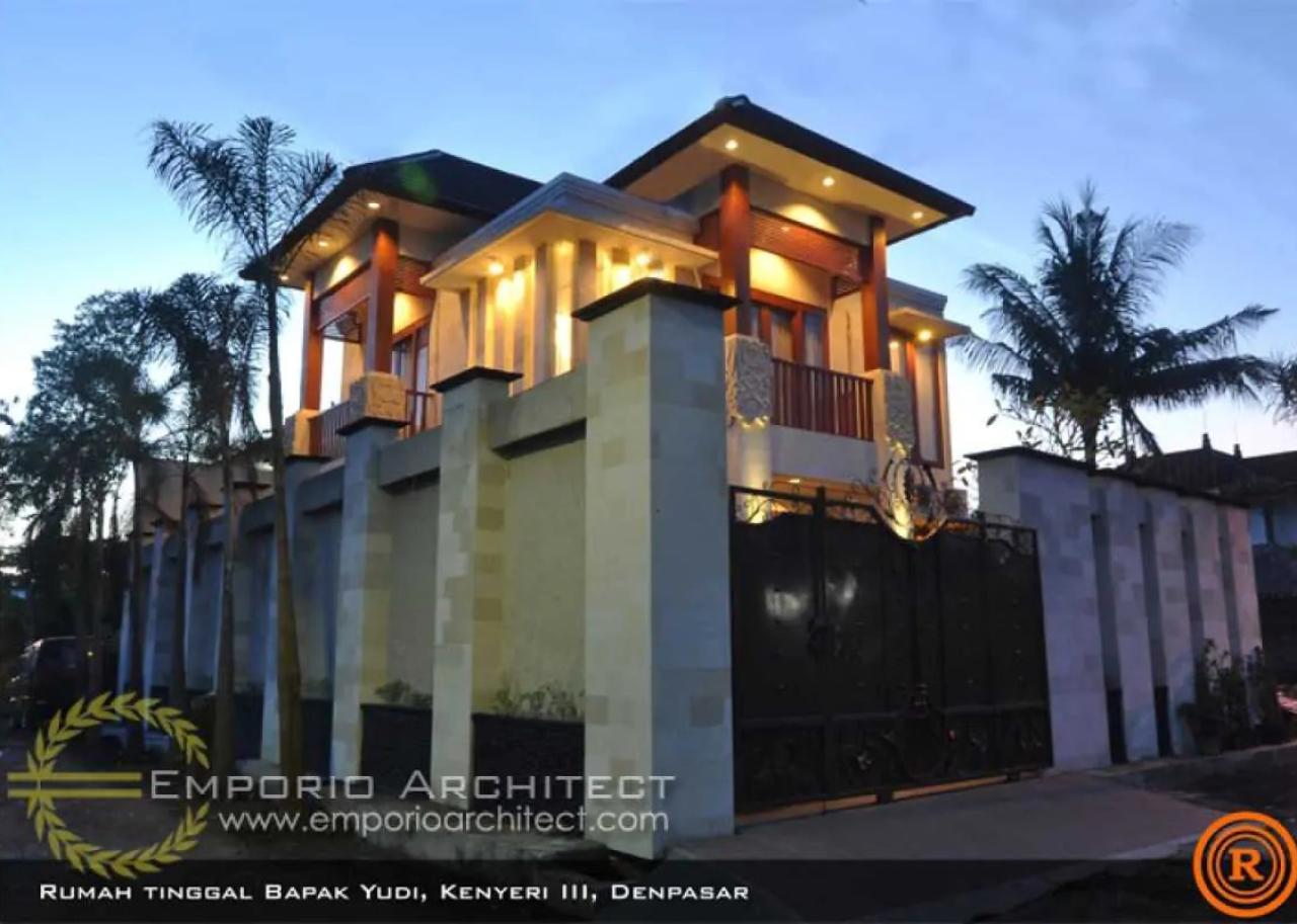 Hasil Konstruksi Rumah Style Villa Bali Tropis Bapak Yudi 1
