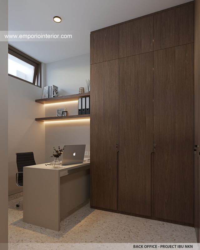 Desain Back Office Guest House Modern 3 Lantai Ibu NKN di Ungasan, Badung, Bali