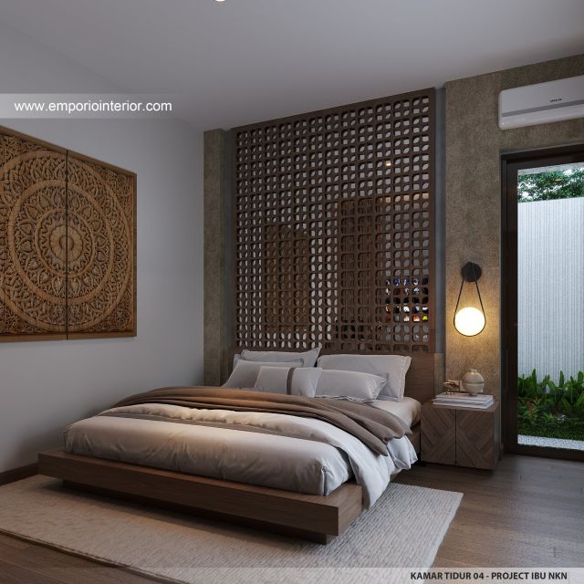 Desain Kamar Tidur 4 Guest House Modern 3 Lantai Ibu NKN di Ungasan, Badung, Bali