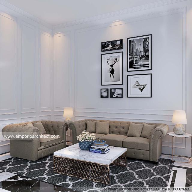 Desain Company Section Kantor Klasik 4.5 Lantai SJSU di Kendari, Sulawesi Tenggara