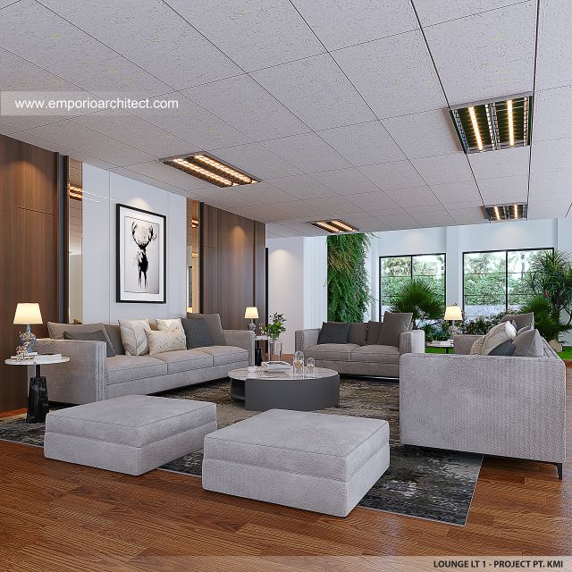 Desain Kantor Modern 4 Lantai PT. KMI