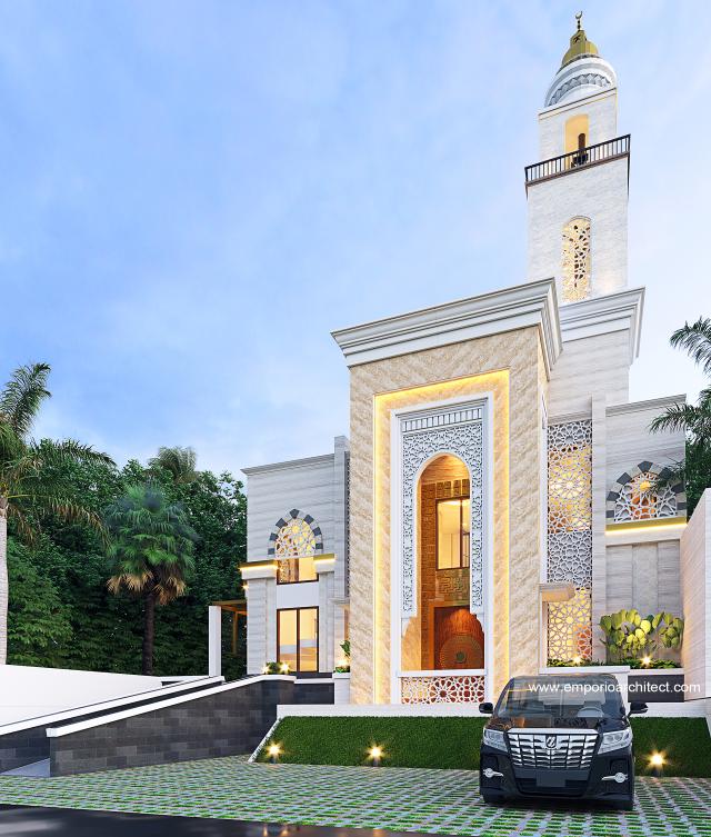 Video Desain Masjid Al Jihad Style Modern 3 Lantai  di  Yogyakarta
