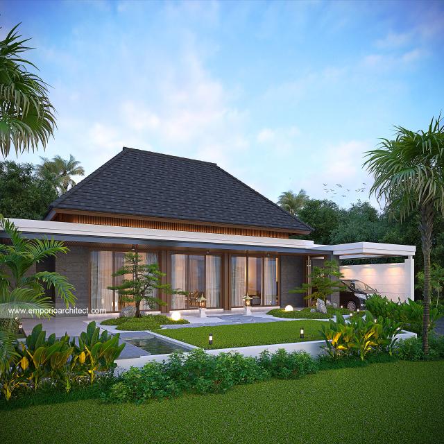 Video Desain Paviliun Modern 1 Lantai Ibu LZ 1603 di  Tangerang