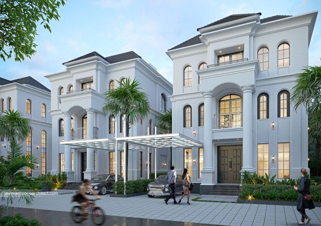 Video Desain Perumahan Klasik 3 Lantai Cluster Phu My Hung di  Vietnam