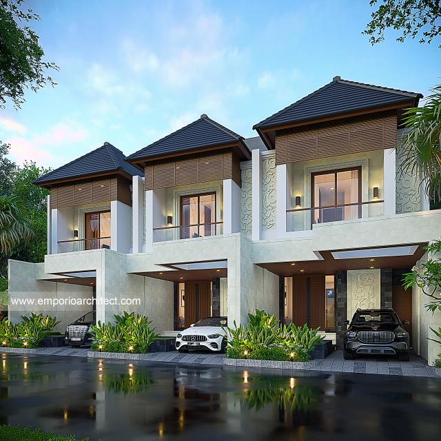 Video Desain Perumahan Style Villa Bali 2.5 Lantai Ibu MRN 1563 di  Depok
