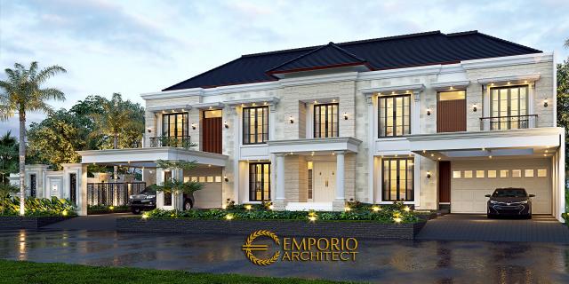 Video Desain Rumah Classic 2 Lantai Bapak Kurnia di  Jakarta