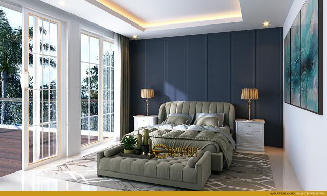 Desain Kamar Tidur Anak Rumah Classic 2 Lantai Bapak Ridwan di Bandung, Jawa Barat