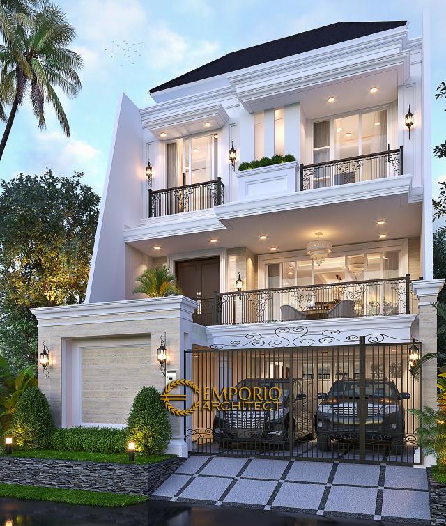 Video Desain Rumah Classic 3 Lantai Mrs W di  Jakarta