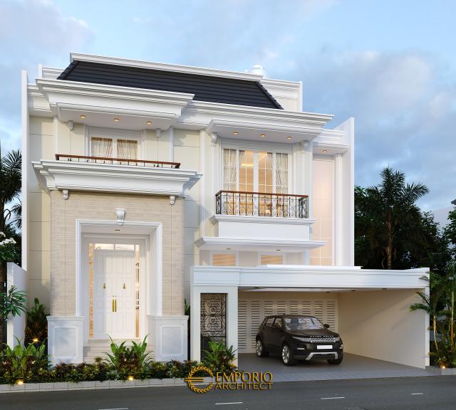 Mrs. WN Classic House 3.5 Floors Design - Jakarta Selatan