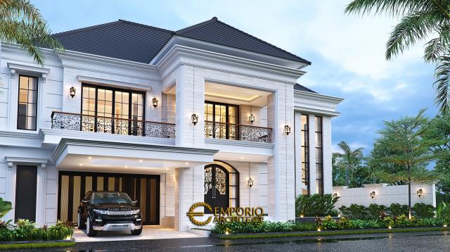 Video Desain Rumah Classic Modern 2 Lantai Bapak Budi di  Surabaya