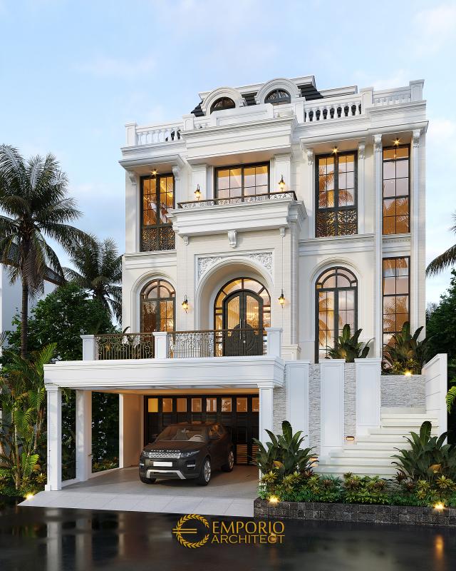 Video Desain Rumah Classic Modern 3.5 Lantai Bapak Ramses di  Tangerang Selatan, Banten