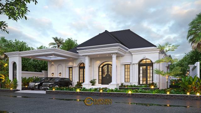 Video Desain Rumah Klasik 1 Lantai Ibu Ayu di  Palangka Raya, Kalimantan Tengah