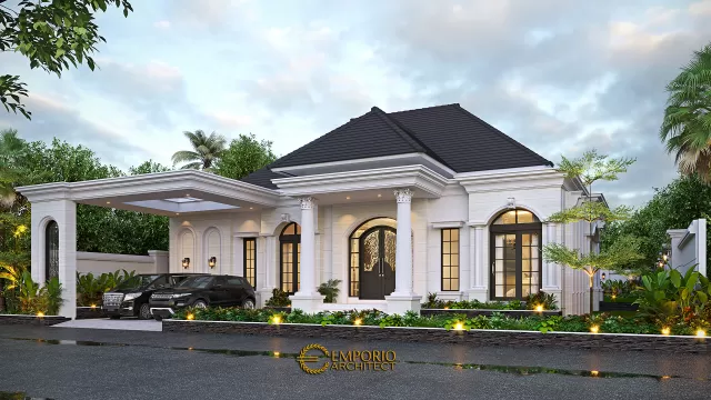 Video Desain Rumah Klasik 1 Lantai Ibu Ayu di  Palangka Raya, Kalimantan Tengah