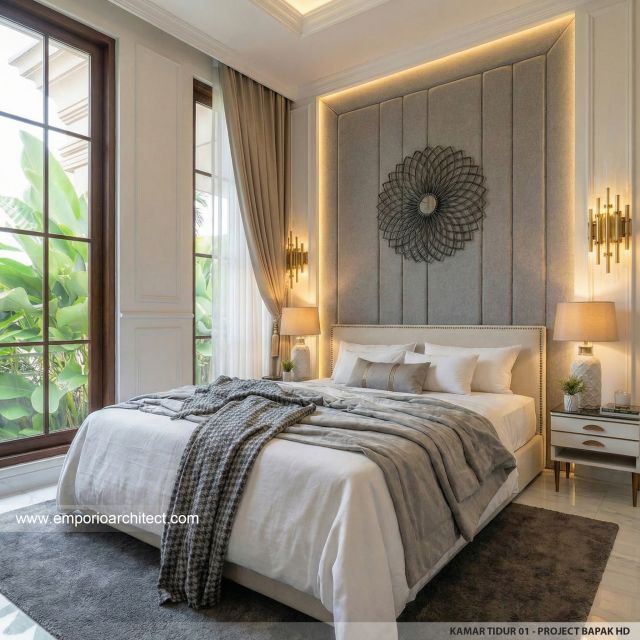 Desain Kamar Tidur 1 Rumah Klasik 1 Lantai Bapak HD di Sleman