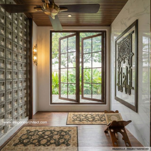 Desain Mushola Rumah Klasik 1 Lantai Bapak HD di Sleman