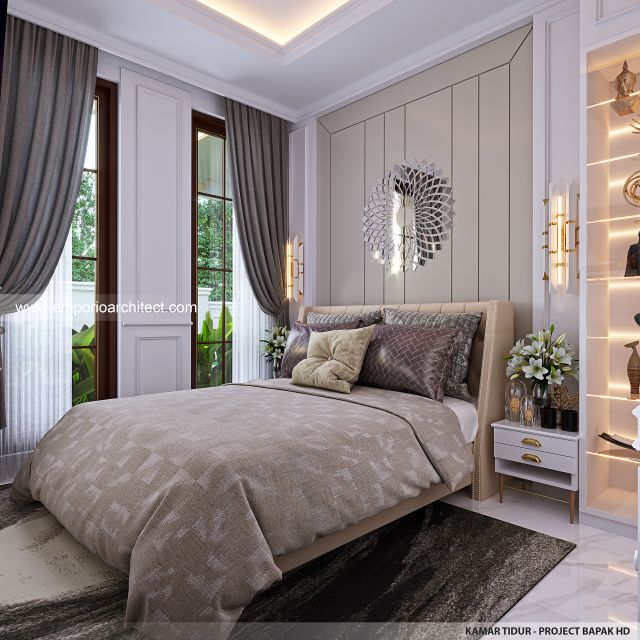 Desain Kamar Tidur Rumah Klasik 1 Lantai Bapak HD di Sleman