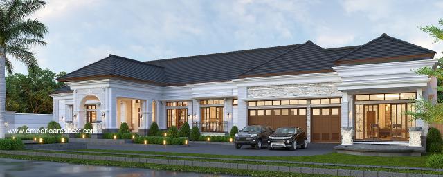 Video Desain Rumah Klasik 1 Lantai Ibu FTM 1101 di  Solo (Surakarta), Jawa Tengah