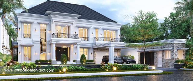 Video Desain Rumah Klasik 2 Lantai Bapak ACL 1121 di  Palangka Raya, Kalimantan Tengah