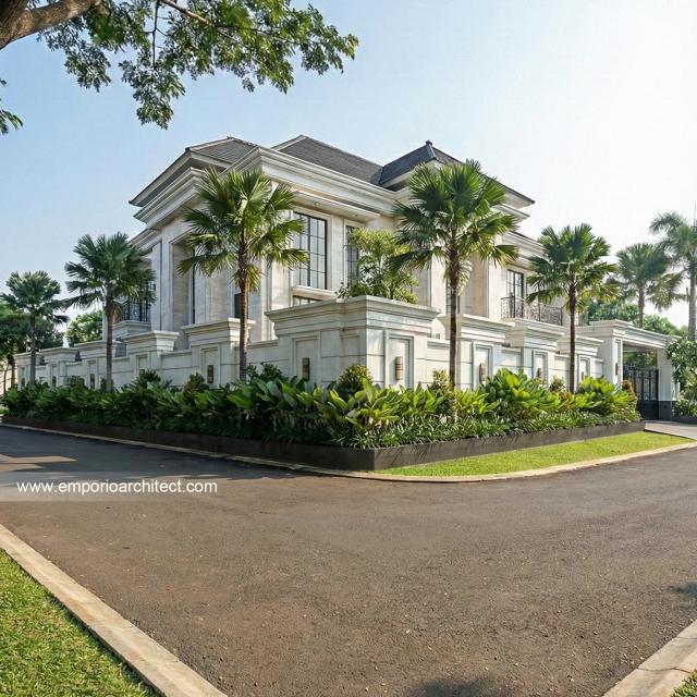 Desain Rumah Klasik 2 Lantai Ibu BTT 2273 di  Palembang