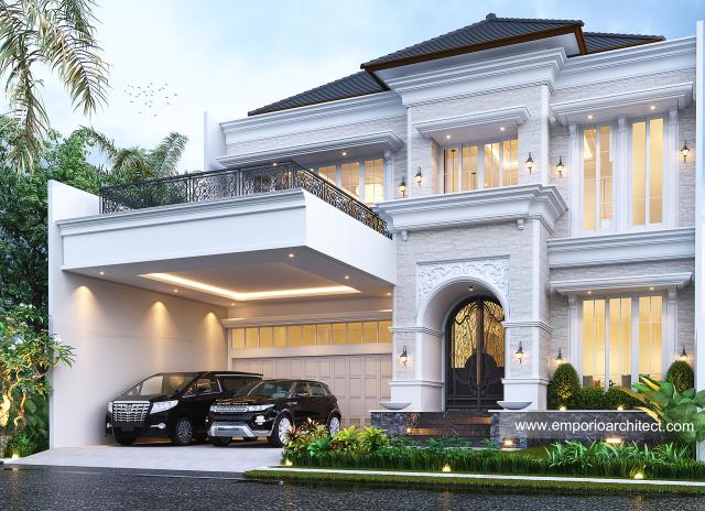 Video Desain Rumah Klasik 2 Lantai Bapak MTC 1127 di  Bogor, Jawa Barat