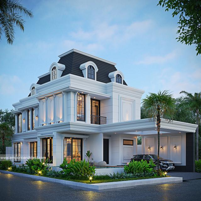 Video Mrs. VRA 1543 Classic House 2 Floors Design - Palembang